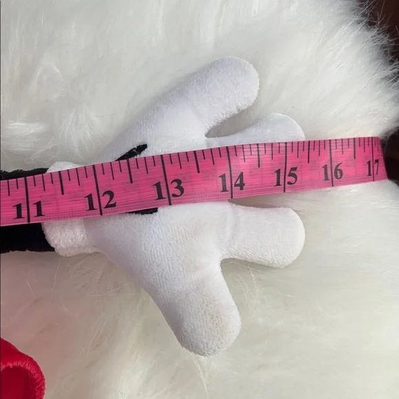 🐭♥️🖤🤍Vintage Disney Minnie Mouse Plush Toy - Red, Black, Yellow - Picture 9 of 9